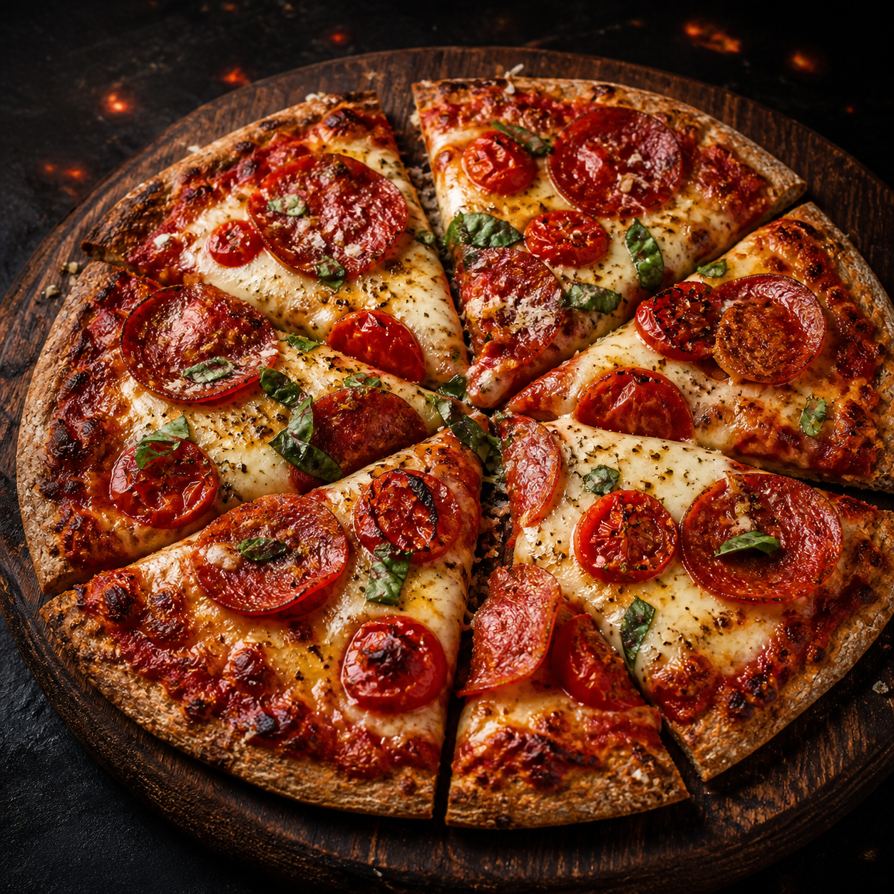 Tuscan Whole-Wheat Pizza