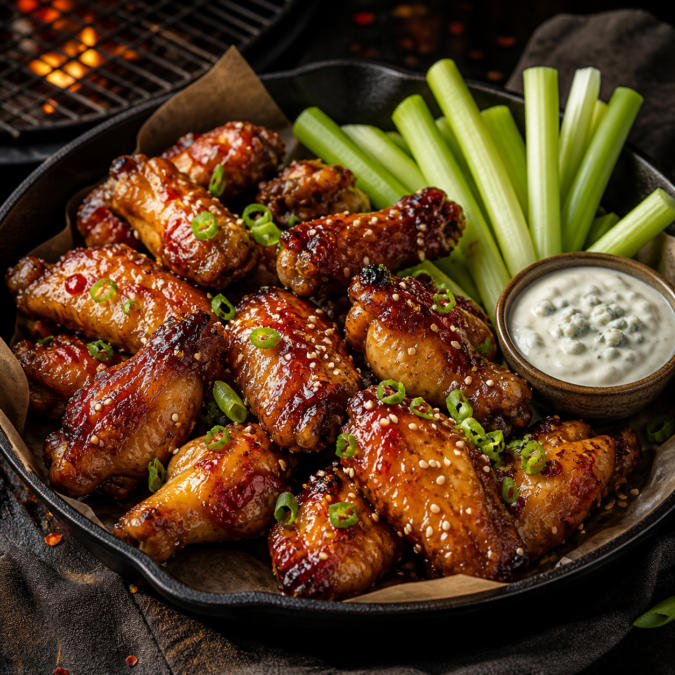 Zesty Apricot Party Wings Zesty Apricot Party Wings