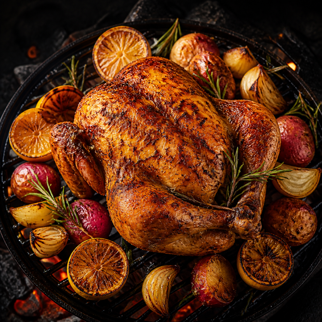 Zesty Beer-Can Chicken