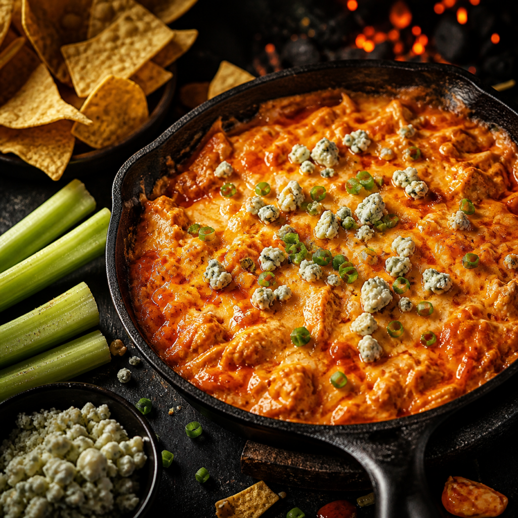 Zesty Buffalo Chicken Dip