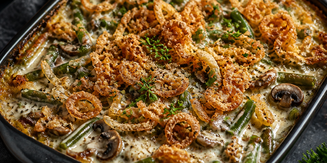 Zesty Green Bean Casserole Zesty Green Bean Casserole