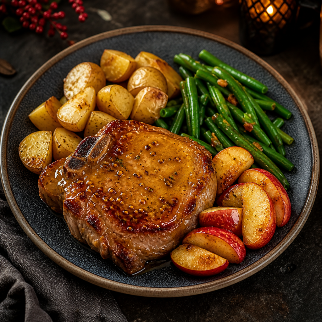 Zesty Mustard Pork Chops