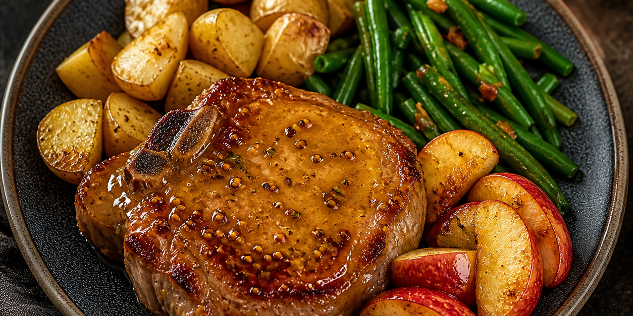 Zesty Mustard Pork Chops Zesty Mustard Pork Chops