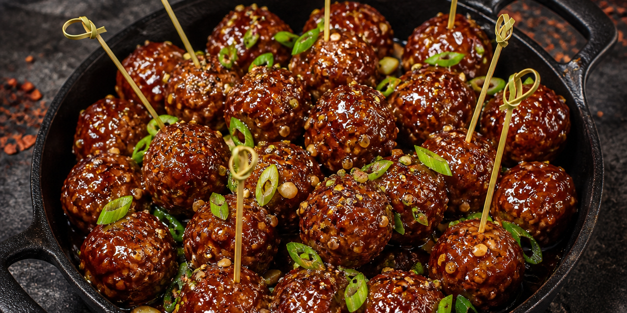 Zesty Praline Party Meatballs Zesty Praline Party Meatballs