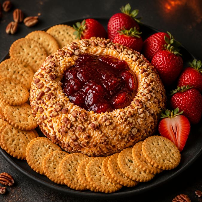 Zesty Strawberry Cheese Ring Zesty Strawberry Cheese Ring