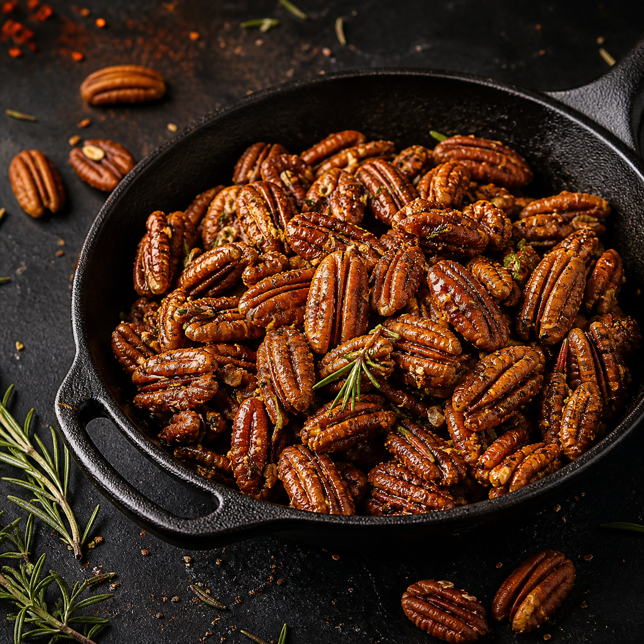 Zesty Toasted Pecans
